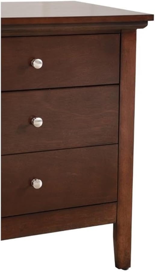 Glory Furniture Hammond 3 Drawer Nightstand in Cappuccino - Image 9