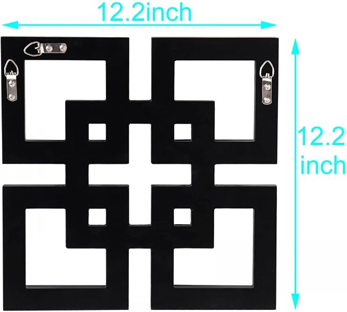 QMDECOR 2 Pack Silver Mirrored Square Wall-Mounted Mirrors Modern Glam Accent Decor for Home - Image 7
