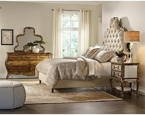 Hooker Furniture Bedroom Sanctuary Mirrored Leg Nightstand-Bling - Image 6
