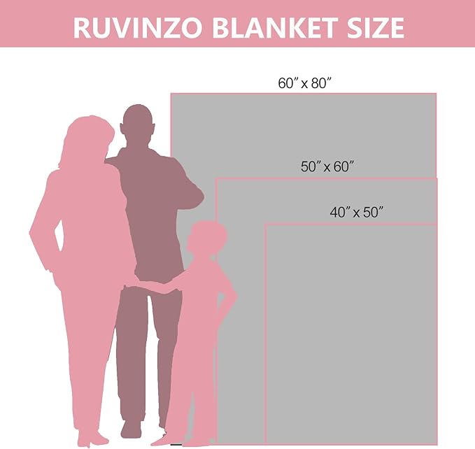 Ruvinzo Grandma Gifts in Spanish, Mothers Day Birthday Gifts for Grandma, Abuela Gifts, Regalos para Abuela, Grandmother Gifts, Abuelita Blanket 50" x 60"