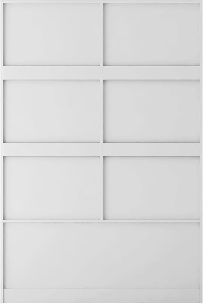 Wardrobe Closet with Sliding Barn Door, Tall Wooden Bedroom Armoire Wardrobe Closet Clothing Storage Cabinet with 4 Drawers, Adjustable Shelves and Hanging Rod, Clothes Cabinet for Bedroom, White