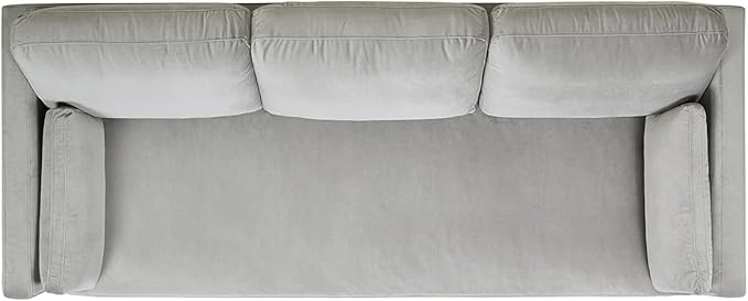 Jennifer Taylor Home Knox 84" Modern Farmhouse Velvet Living Room Sofa Couch
