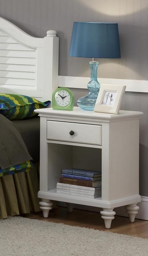 Homestyles Bermuda White Nightstand - Image 13