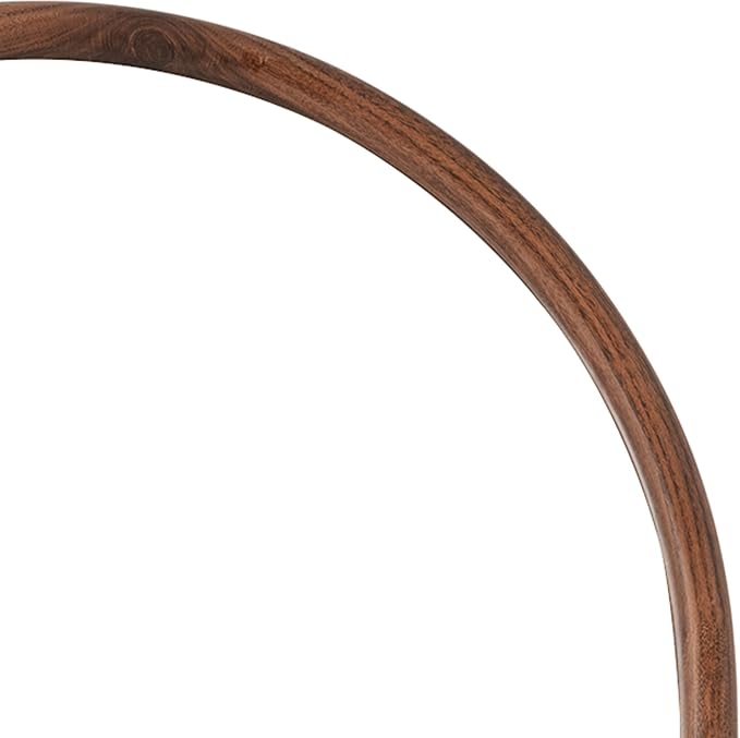 20"x30" Arch Wall Mirror for Wall, Wall Mounted Vanity Mirror for Bedroom, Wood Grain Finish Frame Mirror with Tempered Glass, Vintage Decorative for Bathroom, Entryway, Living Room, Walnut - Image 9