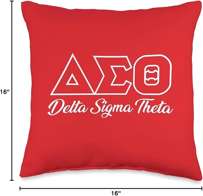 Delta Sigma Theta Sorority Paraphernalia, Delta 1913 HBCU Throw Pillow
