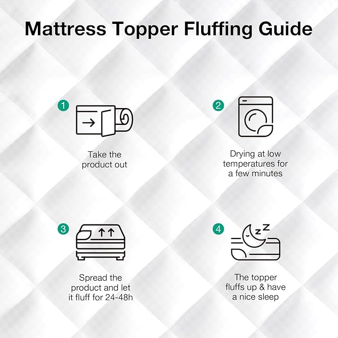 Novilla Twin XL Mattress Topper, Extra Thick Pillow Top Mattress Pad, Down Alternative Fill Breathable Cotton Cover, 8-21" Deep Pocket Soft Bed Topper for Back Pain Relief