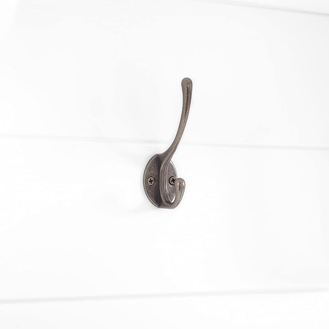 Crosley Furniture Bartlett Hall Tree with Shoe Rack Bench and Coat Hooks for Hanging, White - Image 9
