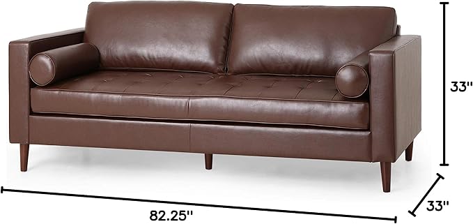 Christopher Knight Home Malinta Sofas, Dark Brown + Espresso