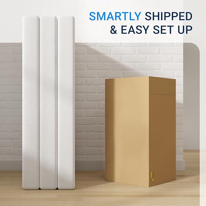Avenco Folding Mattress, 4 Inch Trifold Mattress, Full Size Folding Mattress for Indoors, RV/Camper Van, Travel, Camping, Guest Room-Breathable Cover & Non-Slip Bottom