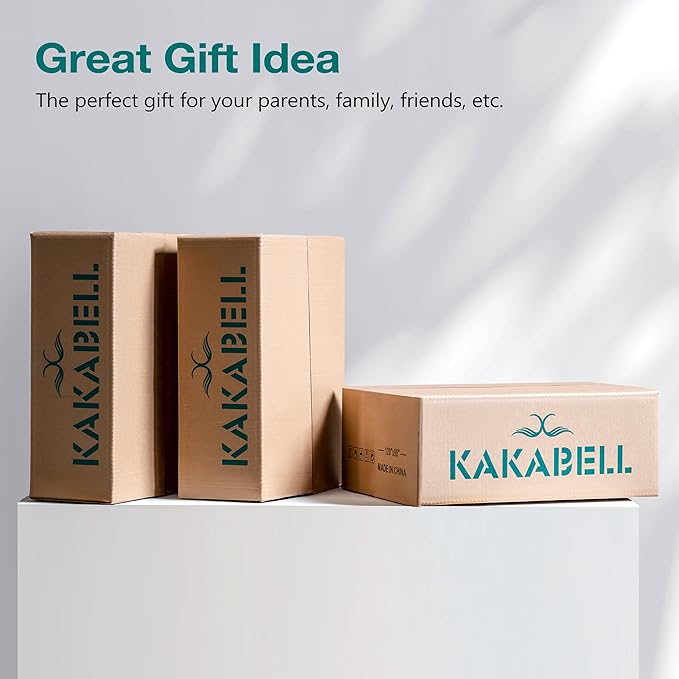 KAKABELL Pinch Pleat Goose Down Feathers Fiber Comforter King Size All Season-Ultra Soft and Cozy Noiseless Duvet Insert with Egyptian Cotton Blend Cover,Fluffy Warm Comforter Insert(Grey,90"X106")
