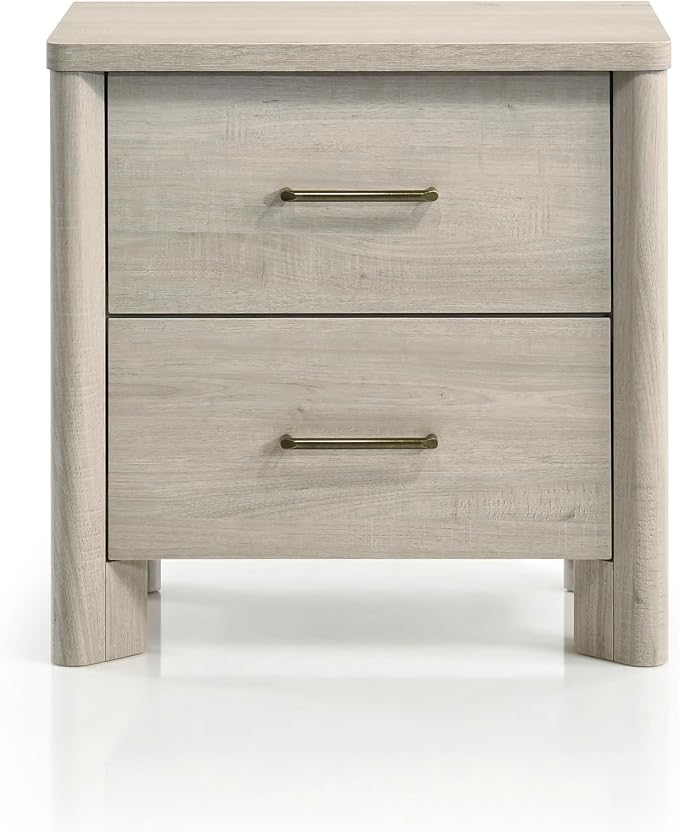 24/7 Shop at Home Sawer Modern 23-inch Wood Nightstand Set of 2 with 2 Drawers and USB Ports, Wooden Night Stand for Bedroom, Apartment, Small Bedside Table, Cool Beige - Image 9