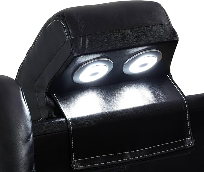 Everest Power Recliner Living Room Set with LED for Living Room, Dormitory, Guest House, Playroom, Airbnb,Apartment