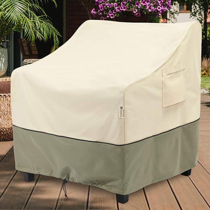 COSFLY Outdoor Furniture Patio Chair Covers Waterproof, Lounge Deep Seat Cover, Lawn Furnitures Covers Fits up to 31.5W x 33.5D x 36H inches(2 Pack) - Image 9