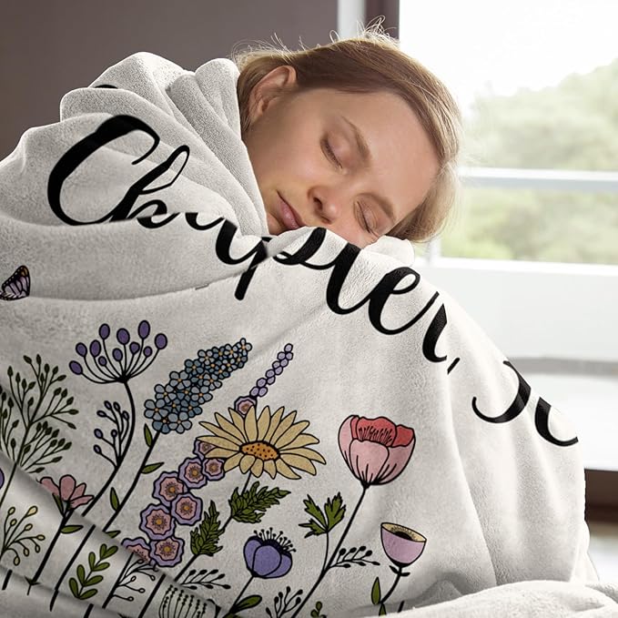 Afterprints 30th Birthday Gifts for Women, Chapter 30 Blanket, 30 Year Old Bday Gifts for Women, Daughter, Friend, 1996 30th Birthday Decorations for Her, Turning 30 Throw Blankets 50'' x 60''