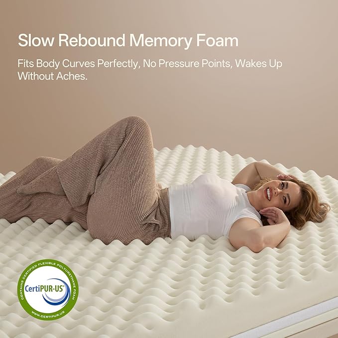 Full Size Mattress 12 Inch, Firm Hybrid Mattress with Memory Foam & Individually Wrapped Pocket Coils, Pressure-Relieving Support & Motion-Reducing Design