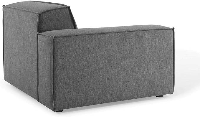 Modway EEI-4112-CHA Restore 3-Piece Sectional Sofa, Charcoal