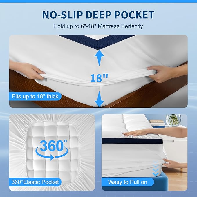 4 Inch Dual Layer Memory Foam Mattress Topper Full Size - 2 Inch 1000GSM Soft Pillow Top Mattress Pad & 2 Inch 5-Zone Egg Crate Cooling Gel Memory Foam for Back Pain (Twin,39"x75")