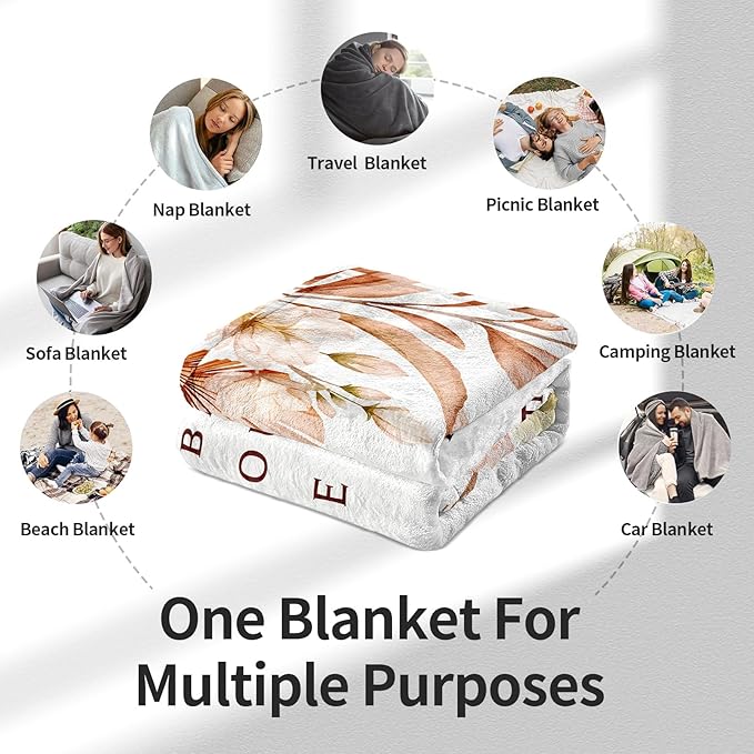 Grandma Birthday Gifts from Granddaughter, Best Birthday Gifts for Grandma, Grandmother Birthday Gifts from Grandchildren, Birthday Presents for Grandmother Throw Blanket 60 x 50 Inch