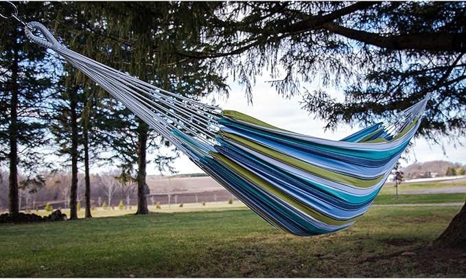 Vivere Brazilian Style Fringe 2-Person Hammock - Image 9