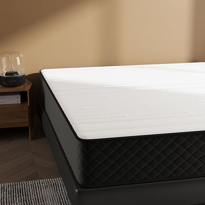 Traumliebe Full Mattress, 12 Inch Hybrid Mattress with Pocket Springs and Memory Foam, Medium Firm Support, Motion Isolation, Breathable Comfort Layer, Mattress in a Box