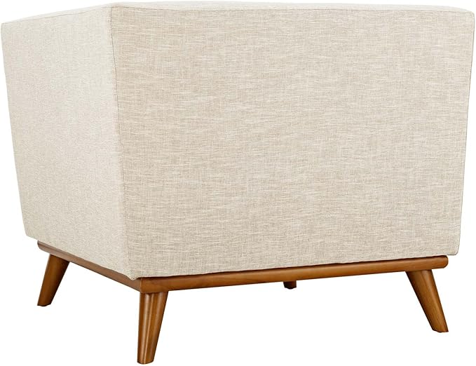 Modway EEI-1796-BEI Engage Upholstered Fabric Corner Chair, Beige