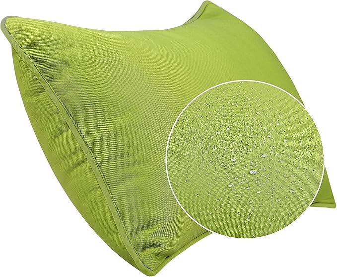 JMGBird Outdoor Lumbar Pillows Water-Repellent Set of 2 Outdoor Pillows with Insert Included 12×20 Inch Outdoor Pillow for Patio Furniture