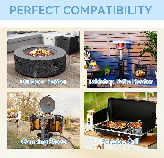 Aoxun Outdoor Patio Furniture Set with 44'' Fire Pit Table, 7 Pcs Outdoor Patio Furniture Sets with 4in Thicken Cushion, Widen Armrests Wicker Outdoor Sectional for Backyard (Gas Converter Include)