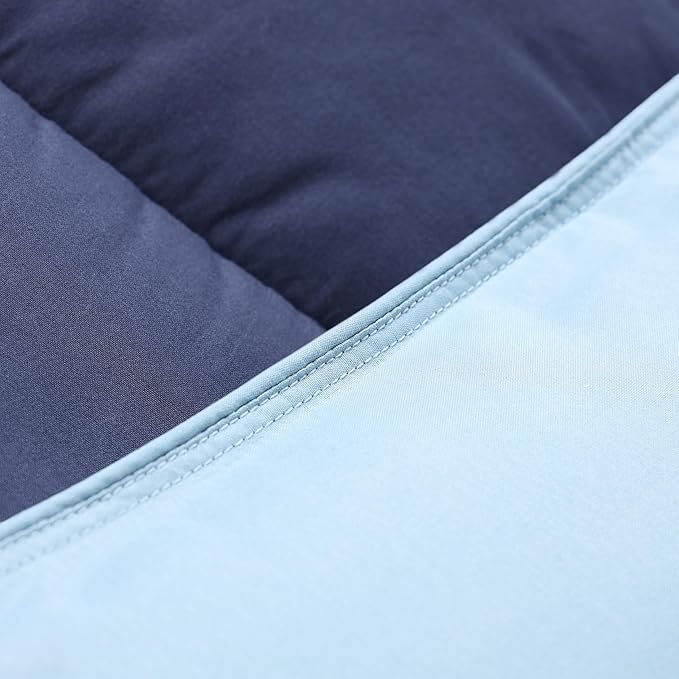 Superior Reversible Down Alternative Comforter, Medium Weight Bedding for All Season Use, Fluffy, Warm, Delicate and Soft Quilt, Bedding Duvet Inserts & Bed Sets, Twin/Twin XL Size, Taupe Chocolate