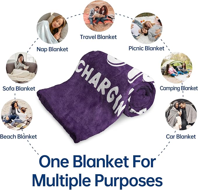 Funny Gifts for Mom Mothers Day, Mom is Charging Sloth Blanket, Birthday Gifts for Moms from Daguther Son, Moms Gift for Christmas, Soft Sloth Throws Blanket for Mother 60" x 50"