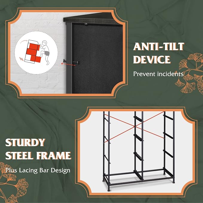 WLIVE Tall Dresser with 10 Drawers, Dressers & Chest of Drawers, Dresser for Closet, Bedroom, Hallway, Living Room, Entryway, Black - Image 8