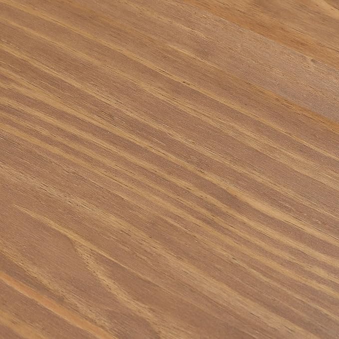 Plank+Beam Cross Leg Rectangular Coffee Table, 48 Inch Wood Coffee Table for Living Room, Modern Center Table, Cocktail Table, Pecan