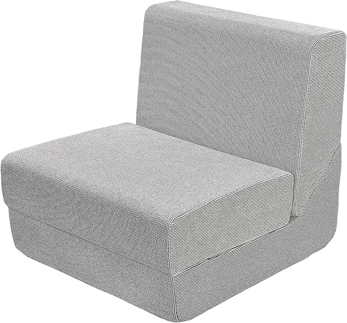 Folding Sofa Bed, Convertible Chair Bed Sleeper for Adults, Memory Foam Futon with Washable Cover, Single Fold Out Couch for Living Room Bedroom Office Dorm, Classic Checkered