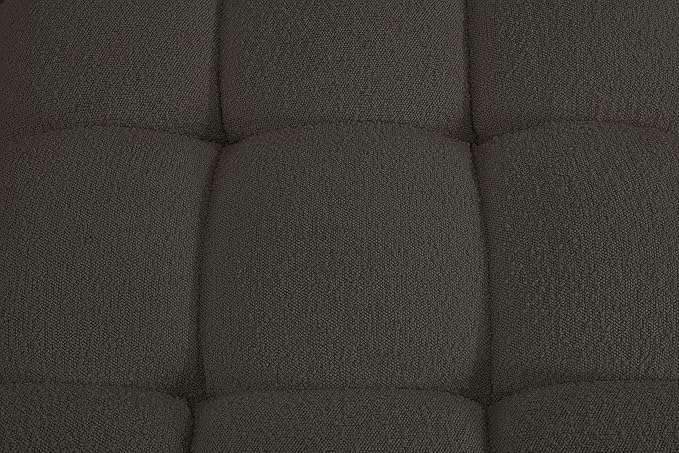 Meridian Furniture 611Brown-S68A Ames Collection Modern | Contemporary Modular Sofa with Rich Brown Boucle Fabric, Modular to Create Infinite Configurations, 68" W x 34" D x 28" H, Brown