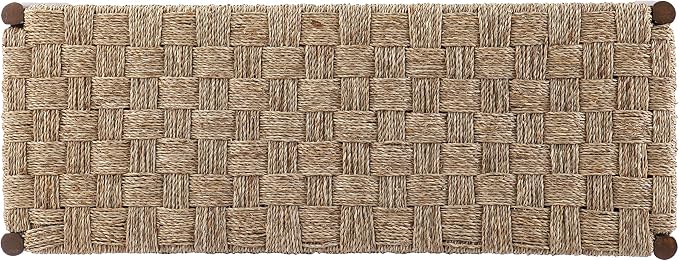 SEI Furniture Scalby Natural Seagrass Bench, Brown w/Natural Seagrass - Image 8