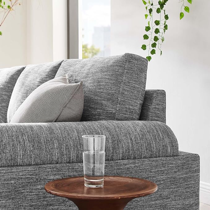 Modway EEI-6401-GRY Oasis Upholstered Fabric Sofa, Gray