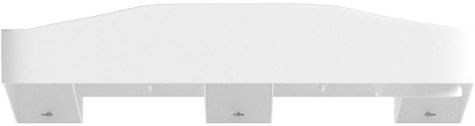 Modern Innovations Bedside Shelf for Bed, College Dorm Room, Bunk Bed Shelf/Caddy for Top Bunk, Clip On Nightstand Tray with Cord and Cup Holder for Table Storage (White) - Image 4