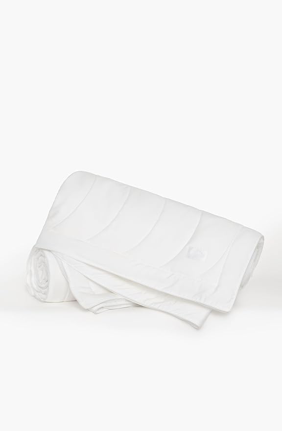 Buffy Breeze Comforter - Soft 100% Eucalyptus Lyocell, Cooling, White Lightweight Summer Duvet Insert with Corner Tabs (King/Cal King)