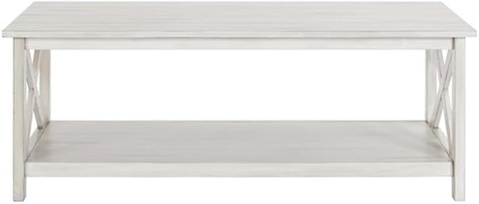 Boraam Jamestown Coffee Table, Antique White