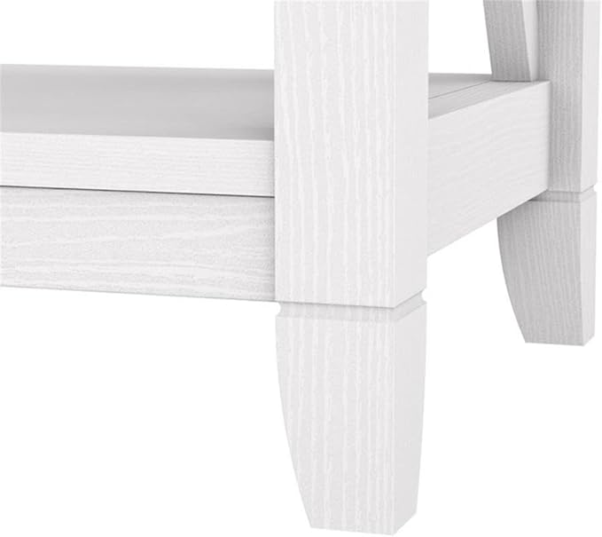 Bush Home Key West Coffee Table with Storage in Pure White Oak