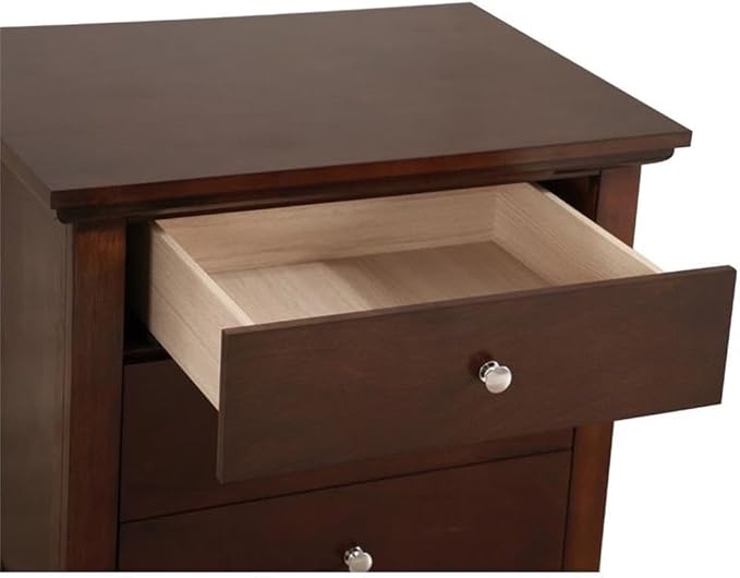 Glory Furniture Hammond 3 Drawer Nightstand in Cappuccino - Image 5