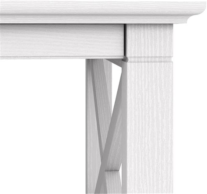 Bush Home Key West Coffee Table with Storage in Pure White Oak