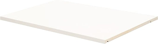 Palace Imports 100% Solid Wood Large Shelf for Kyle Wardrobe/Armoire/Closet ONLY, White