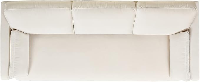 Jennifer Taylor Home Knox 84" Modern Farmhouse Performance Velvet Living Room Sofa Couch
