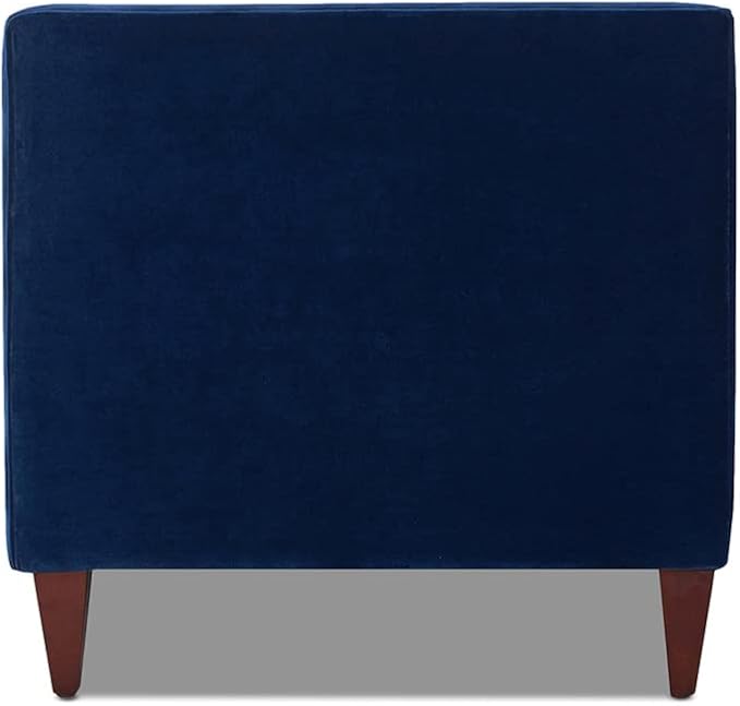 Jennifer Taylor Home Jack 84" Modern Tuxedo Tufted Sofa, Navy Blue Velvet