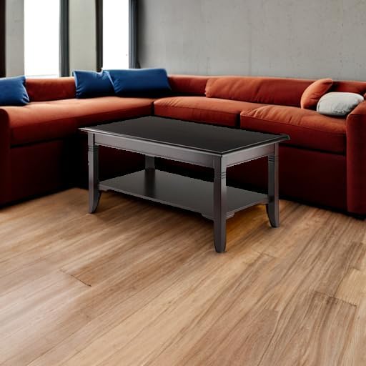 Winsome Nolan Coffee Table, for Living Room, 18", Cappuccino
