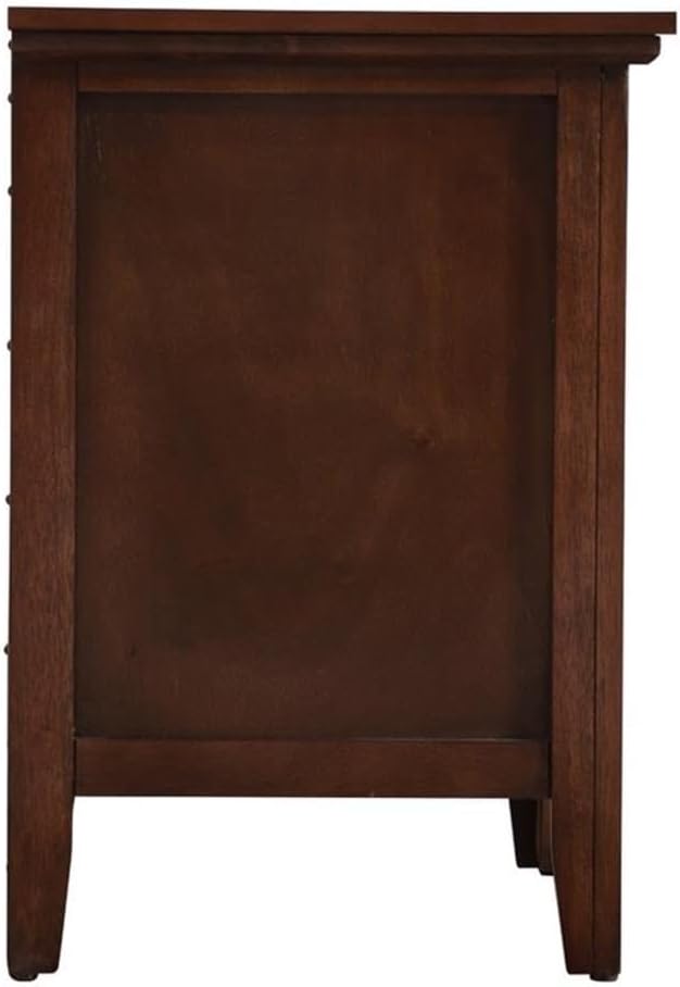 Glory Furniture Hammond 3 Drawer Nightstand in Cappuccino - Image 8