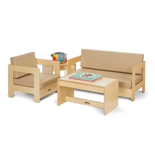 Jonti-Craft 3782JC Living Room Couch, Wheat
