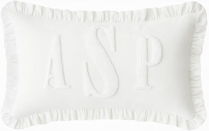 mia'spillow lab Monogrammed Custom Name Punch Needle Pillow, Personalized Pillow, Newborn Gift, New Mom Gift, Baby Gift Idea, Personalized Gift Idea