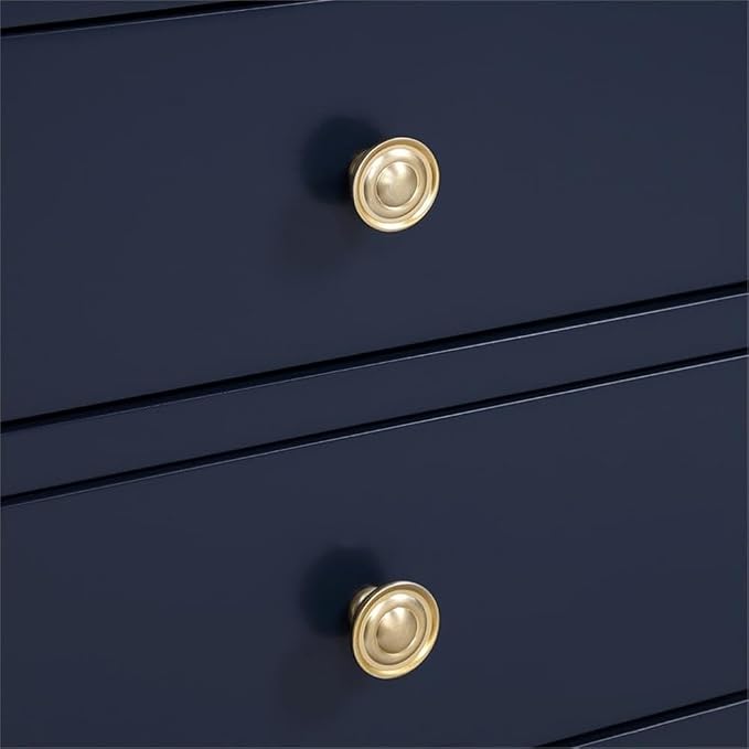 Winsley 2-Drawer Midnight Blue Painted Storage Nightstand - Image 7