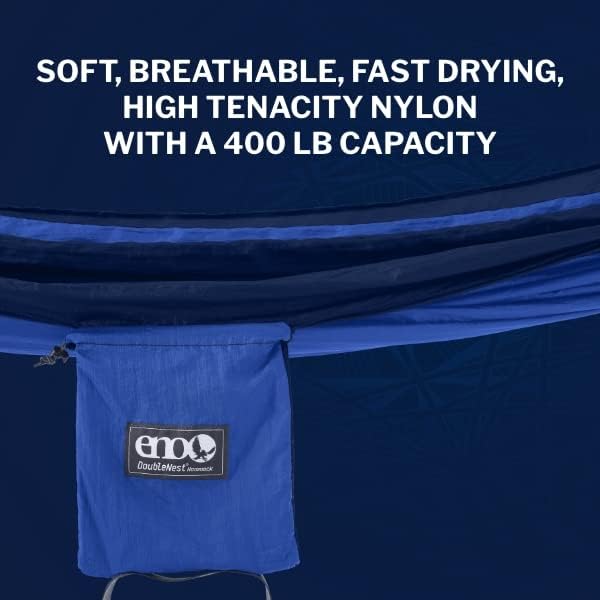 ENO, Eagles Nest Outfitters DoubleNest Lightweight Camping Hammock, 1 to 2 Person, Special Edition Colors, ATC - Image 6